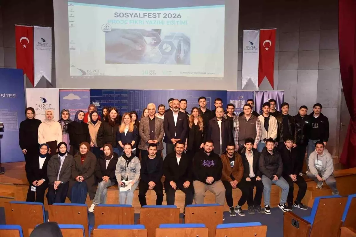 Düzce Üniversitesi’nde Proje Yazım Mesaisi: SOSYALFEST 2026 Süreci Tamamlandı