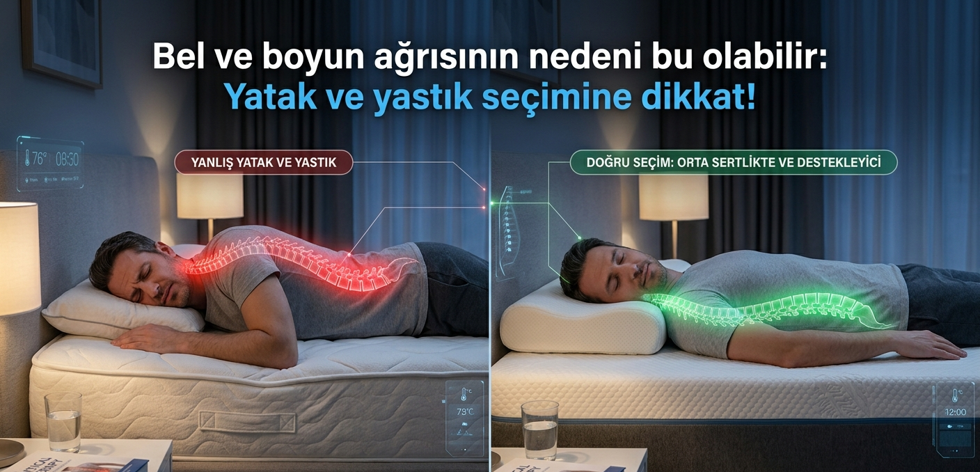 Yanlış yatak seçimi kronik ağrıları tetikliyor: Uzmanından hayati uyarılar
