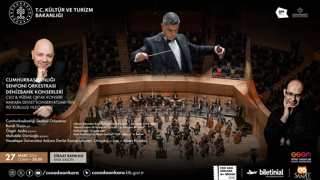 Ankara Devlet Konservatuvarı’nın 90. kuruluş yılı konseri