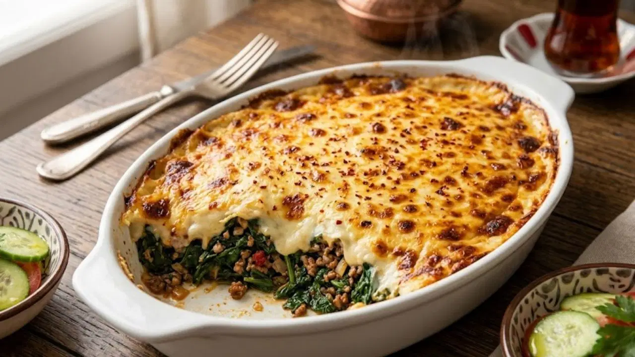 Kıymalı Ispanaklı Graten: Adım Adım Yapılışı