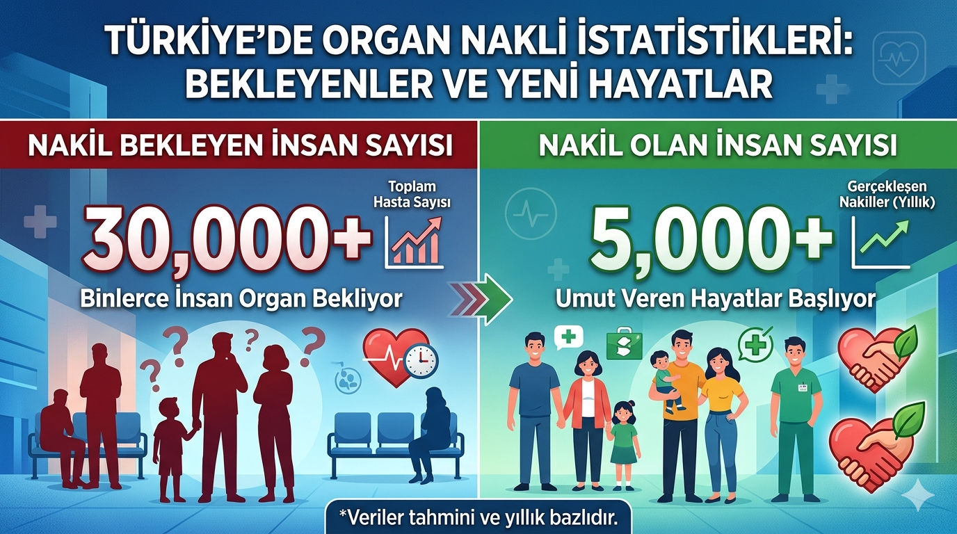 Zamanla Yarışan Umutlar: Organ Naklinde “Uçurum” Büyüyor