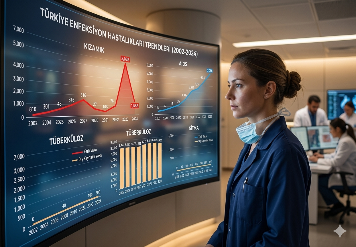 Türkiye’nin Enfeksiyon Hastalıkları Karnesi: AIDS ve Kızamık Vakalarında Dikkat Çeken Değişim