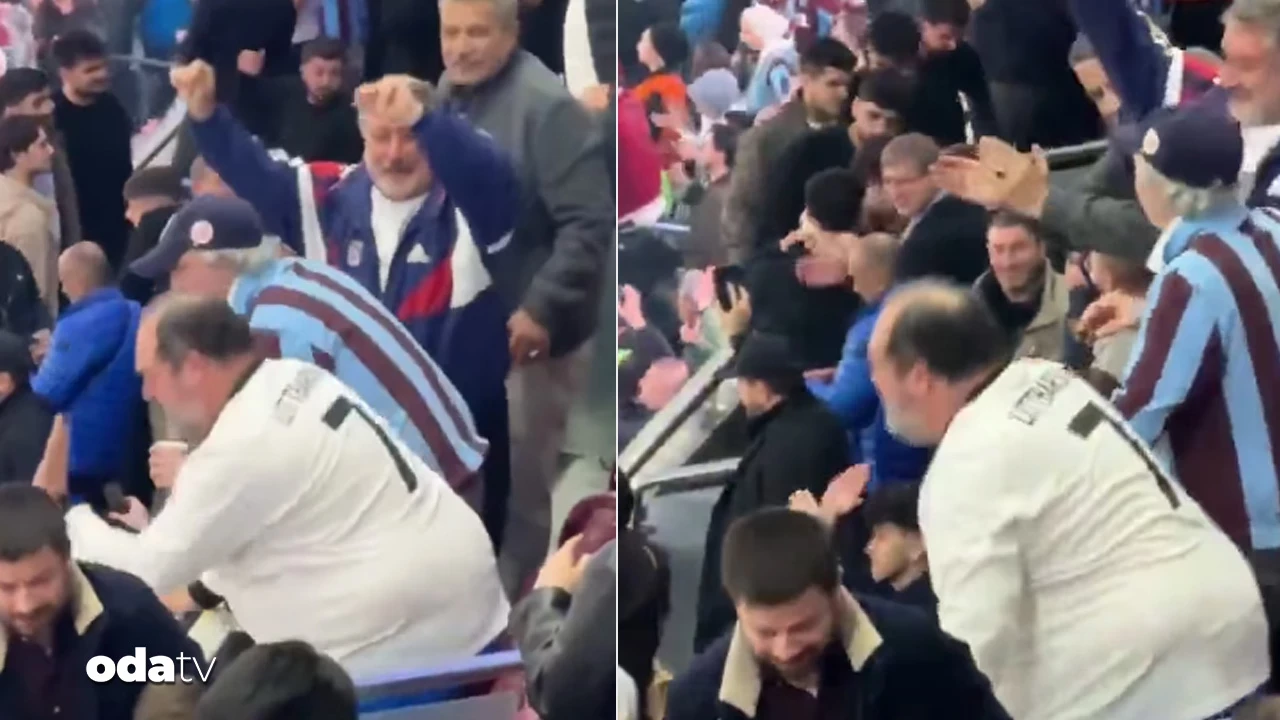 Derbi Sonrası Tribünde Dans Şov: Nevzat Aydın ve Metin Alper Yerinde Duramadı!